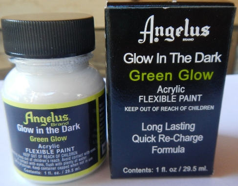 Glow in the Dark Green Angelus 2 Hard Plastic medium